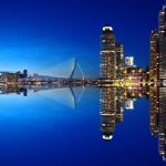 rotterdam, skyline, architecture